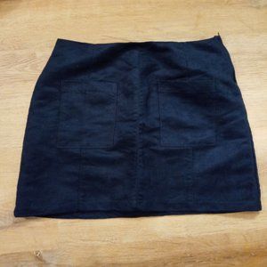 Old Navy Faux Suede blue size 2 skirt